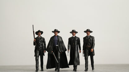 Earp Stone cowboy figure  1:18 to HO scale handpaint high detail