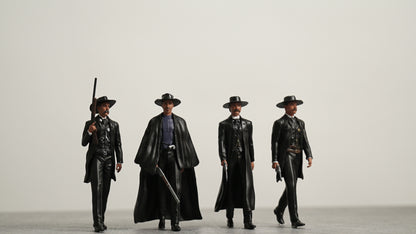 Earp Stone cowboy figure  1:18 to HO scale handpaint high detail