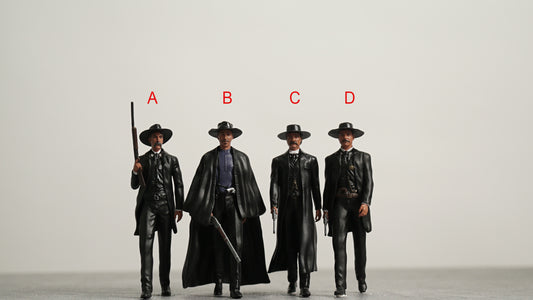 Earp Stone cowboy figure  1:18 to HO scale handpaint high detail