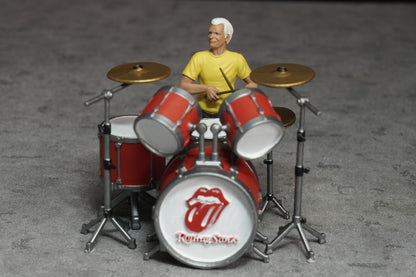 Charlie drumer rocker figurine handpaint high detail 1:18 to HO scale
