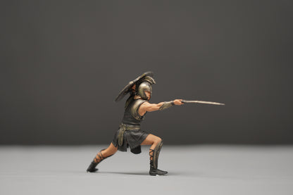 Troy warrior Brad figurine handpaint high detail 1:18 to HO scale