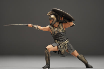 Troy warrior Brad figurine handpaint high detail 1:18 to HO scale