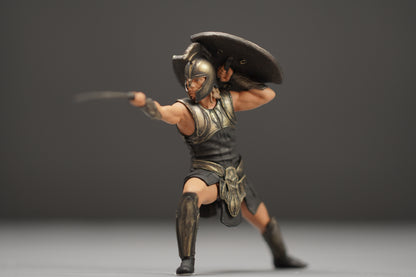 Troy warrior Brad figurine handpaint high detail 1:18 to HO scale