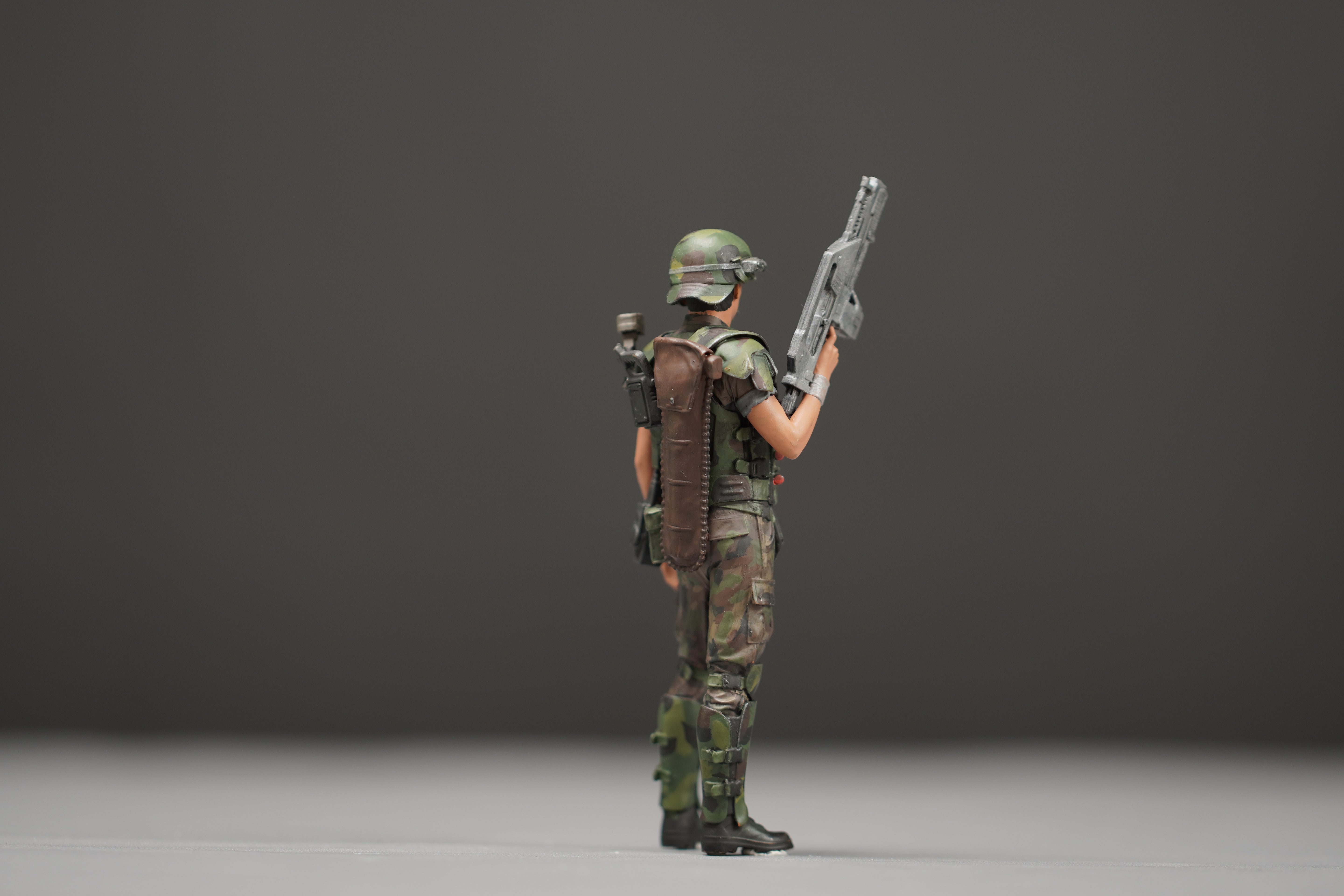 Space Monster -Rip Ley Hick Vas figure  1:18 to HO scale handpaint high detail