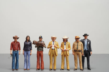 Burt the Smoke figure HO 1/64 1/18 1/43 Scale handpaint high detail