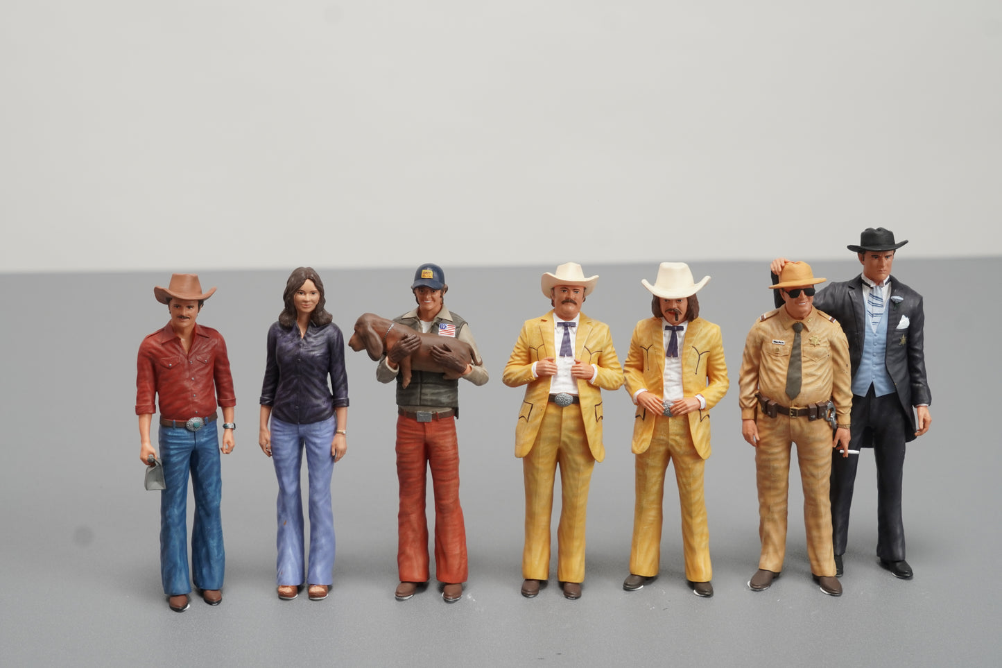 Burt the Smoke figure HO 1/64 1/18 1/43 Scale handpaint high detail