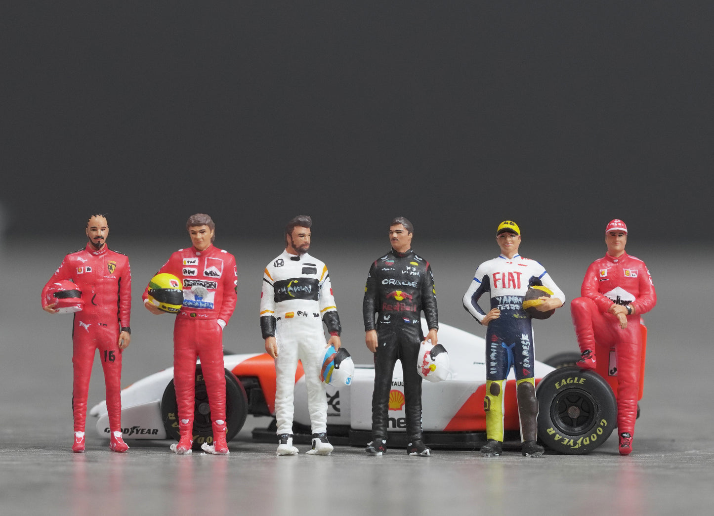 Racing man figure HO 1/64 1/18 1/43 Scale handpaint high detail