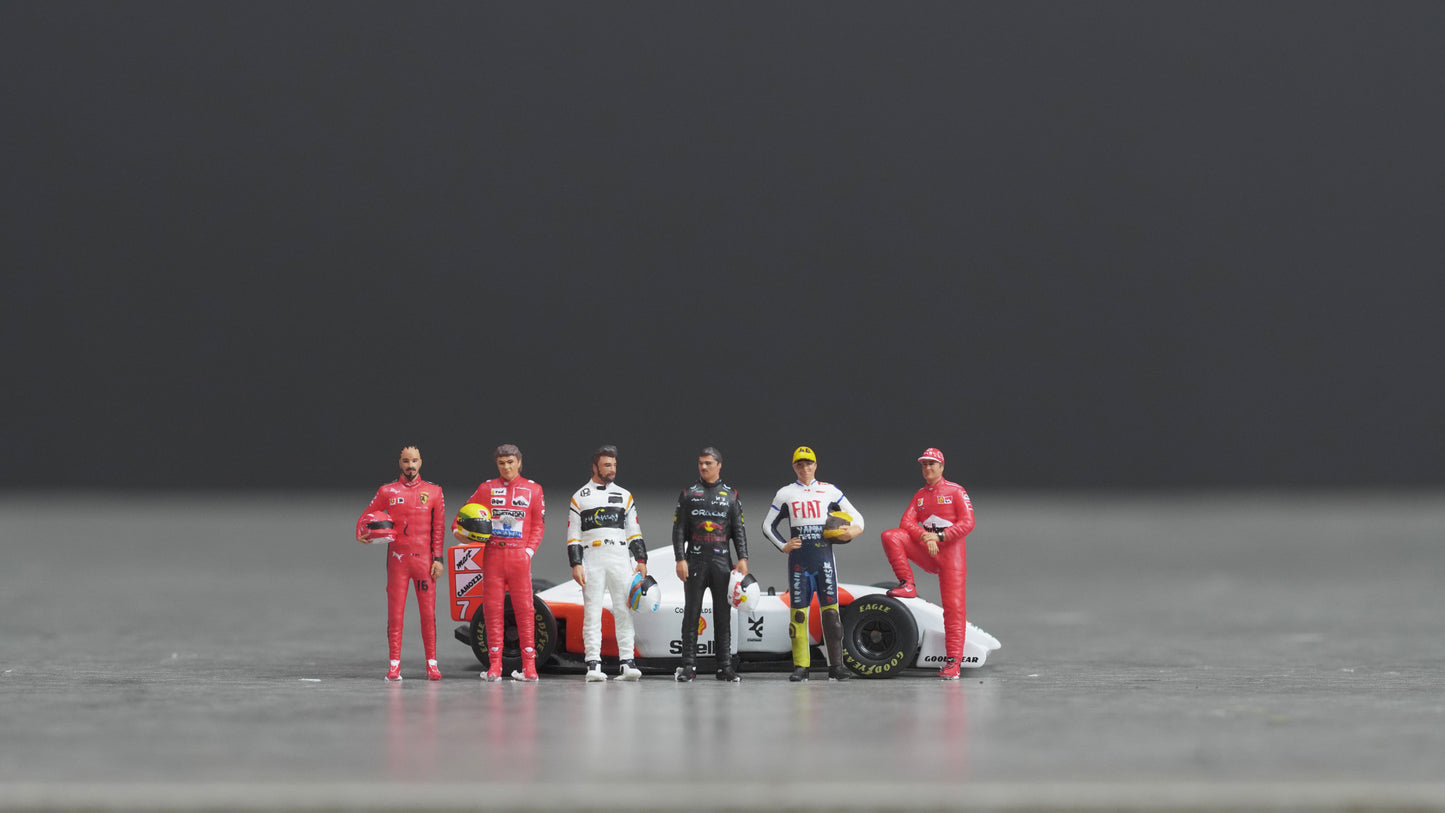 Racing figure HO 1/64 1/18 1/24 1/35 1/43-48 1/72 N-scale