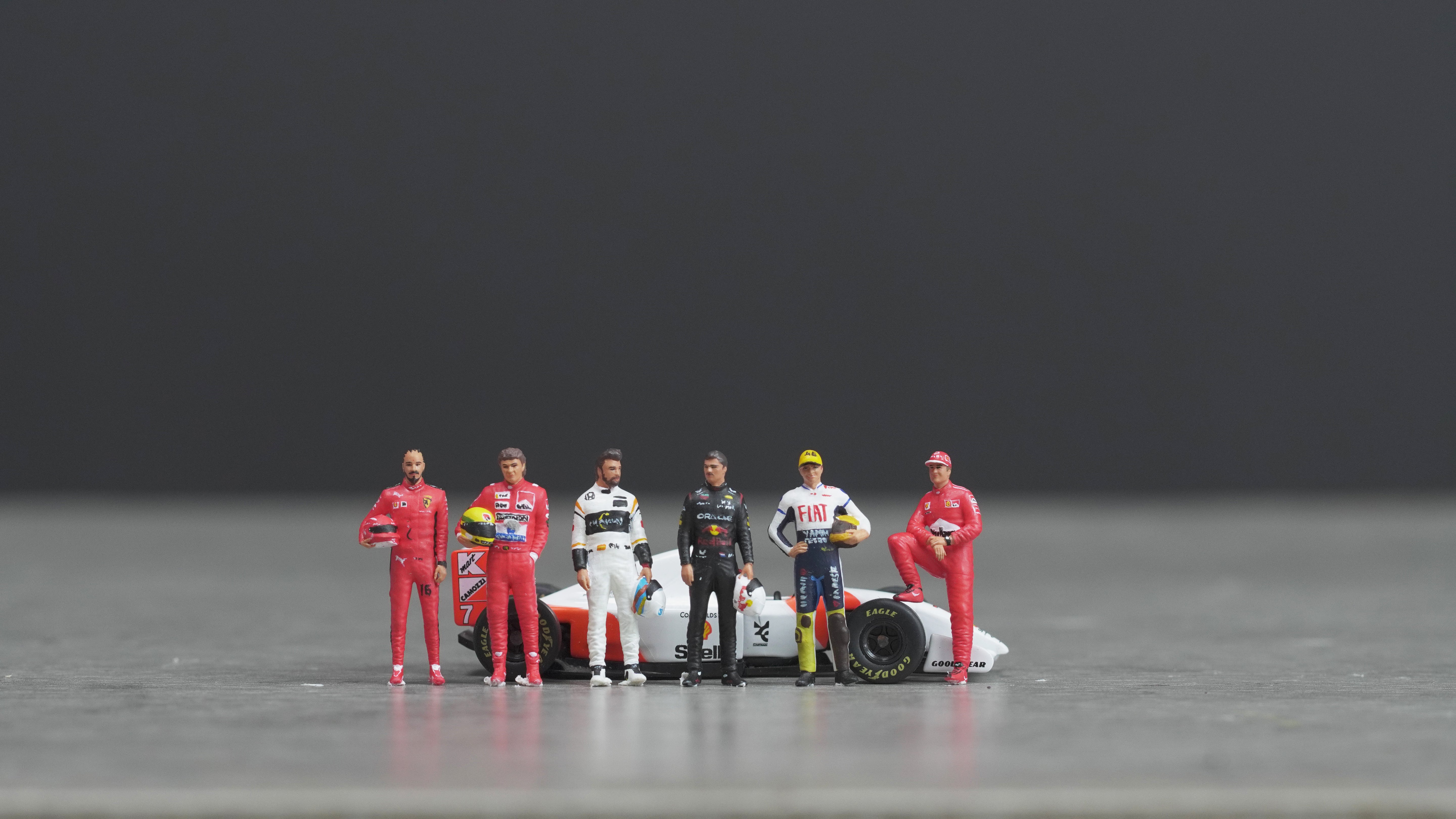 Racing figure HO 1/64 1/18 1/24 1/35 1/43-48 1/72 N-scale