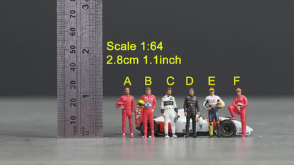 Racing figure HO 1/64 1/18 1/24 1/35 1/43-48 1/72 N-scale