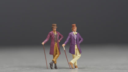 billy figure HO 1/64 1/43 1/24 1/18 Scale handpaint high detail