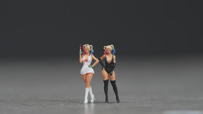 Girl figure HO 1/64 1/43 1/24 1/18 Scale handpaint high detail