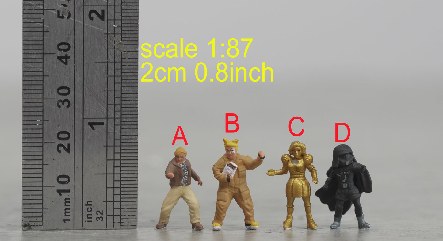 Space human figure HO 1/64 1/43 1/24 1/18 Scale handpaint high detail