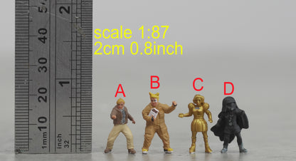 Space human figure HO 1/64 1/43 1/24 1/18 Scale handpaint high detail