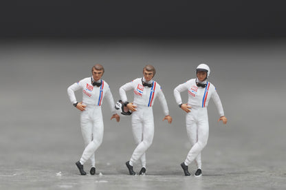 F1 Racer figure HO 1/64 1/43 1/24 1/18 Scale handpaint high detail AT45-47
