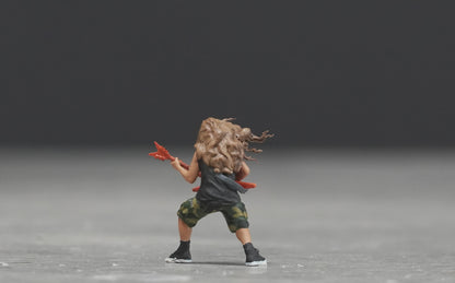 Guitar artist figure HO 1/64 1/43 1/24 1/18 Scale handpaint high detail