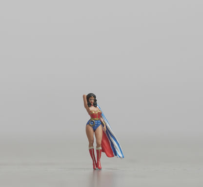 Wonderful woman figure HO 1/64 1/43 1/24 1/18 Scale handpaint high detail