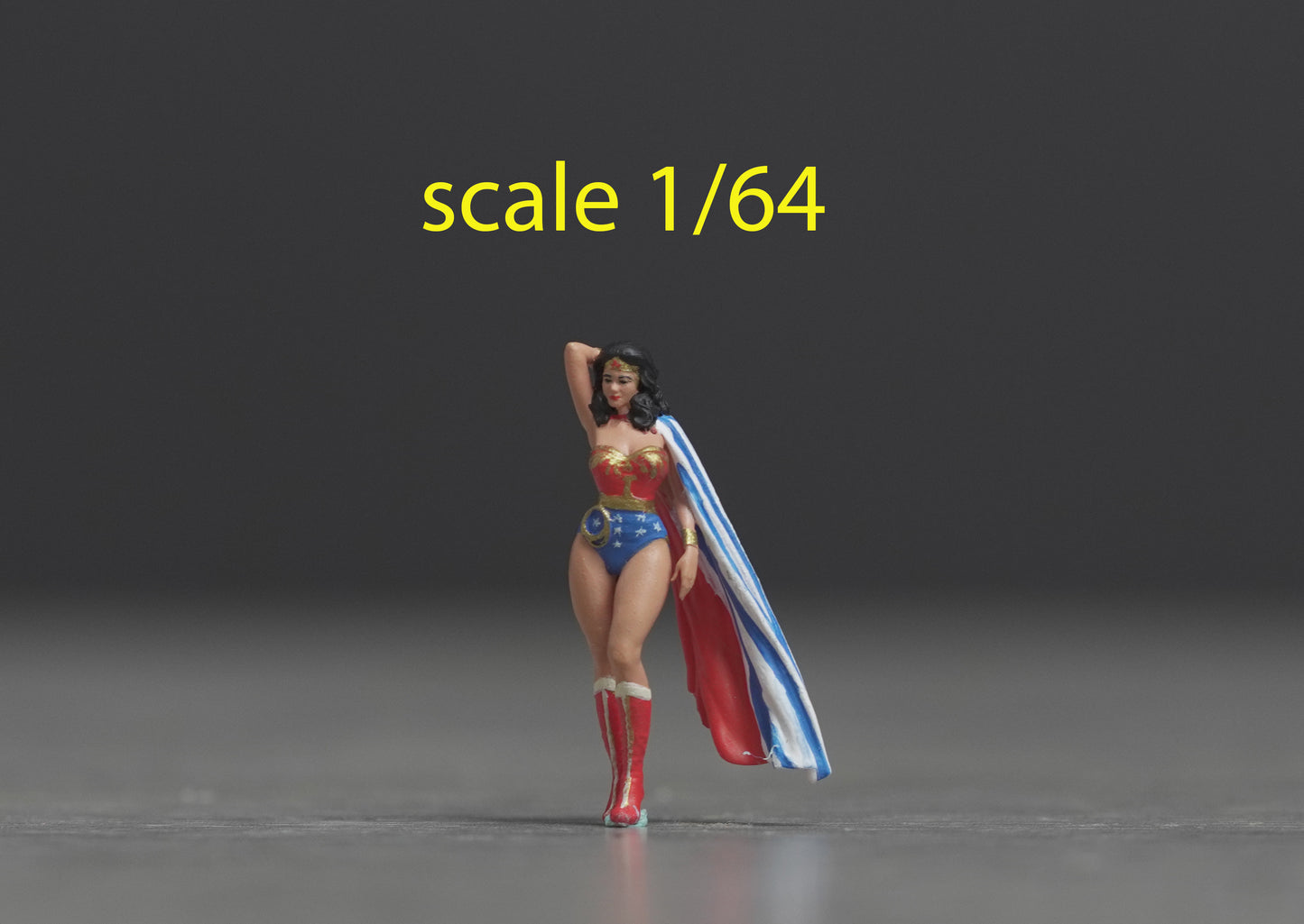 Wonderful woman figure HO 1/64 1/43 1/24 1/18 Scale handpaint high detail