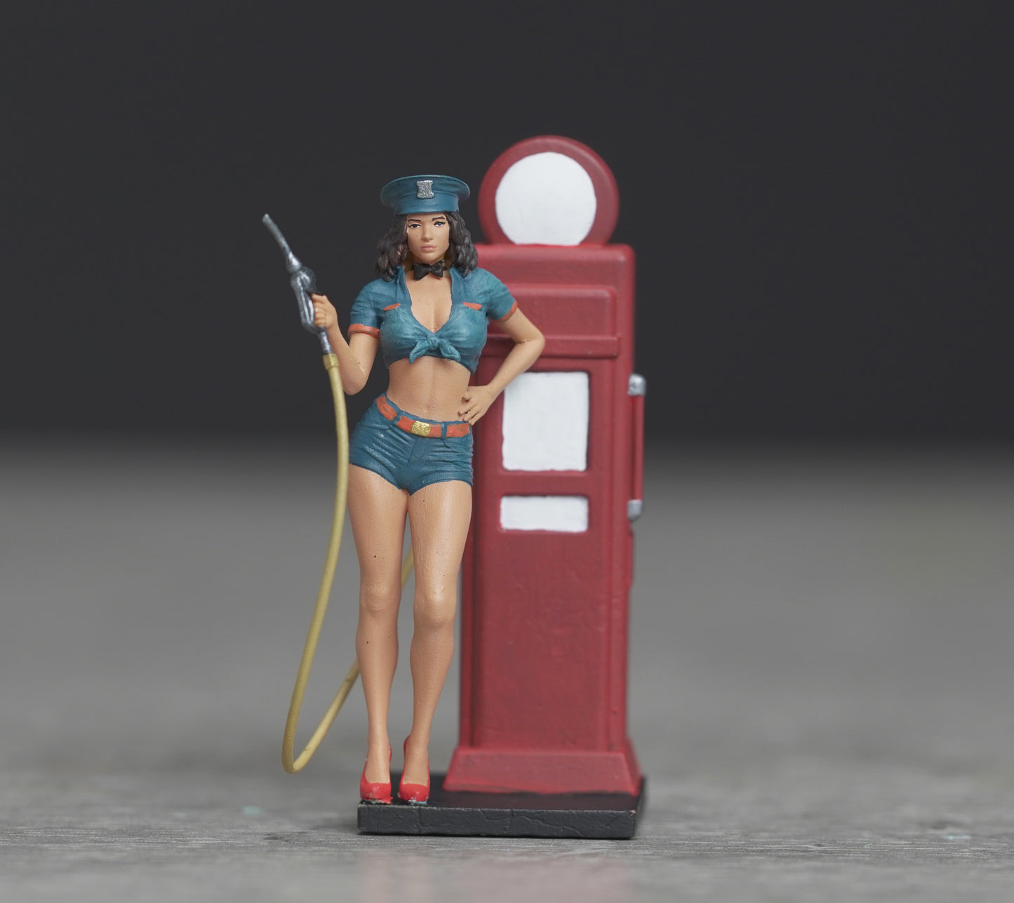 Pin Up Girl figure HO 1/64 1/43 1/24 1/18 Scale handpaint high detail O58