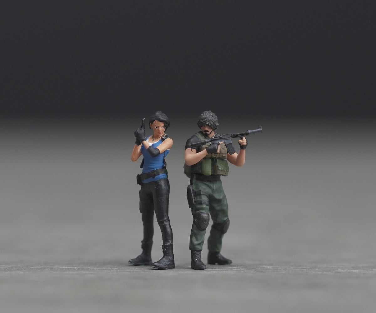 Evil figure HO 1/64 1/43 1/24 1/18 Scale handpaint high detail GE54,55