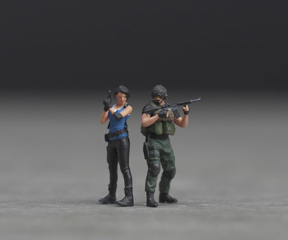 Evil figure HO 1/64 1/43 1/24 1/18 Scale handpaint high detail GE54,55