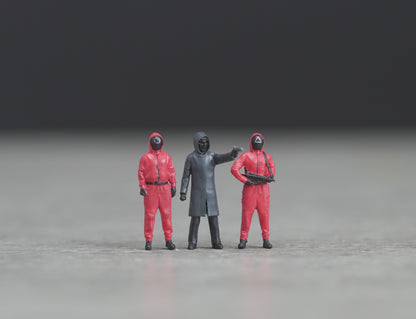 Squid figure HO 1/64 1/43 1/24 1/18 Scale handpaint high detail
