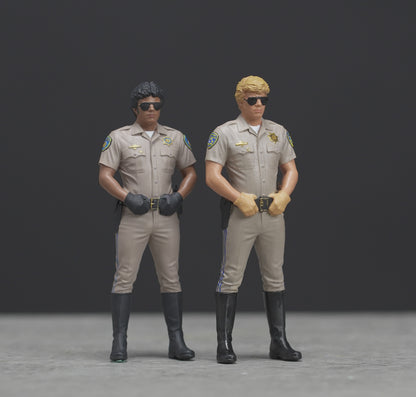 CHIP highway patrol high detail painted scale 1/18 A291