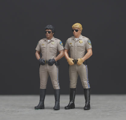 CHIP highway patrol high detail painted scale 1/18 A291