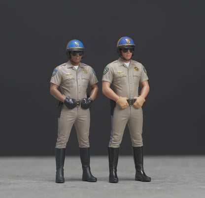 CHIP highway patrol high detail painted scale 1/18 A289