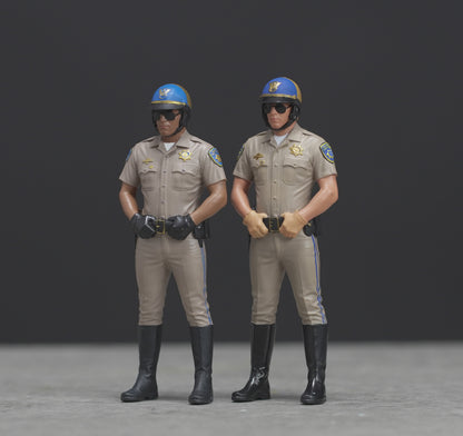 CHIP highway patrol high detail painted scale 1/18 A289