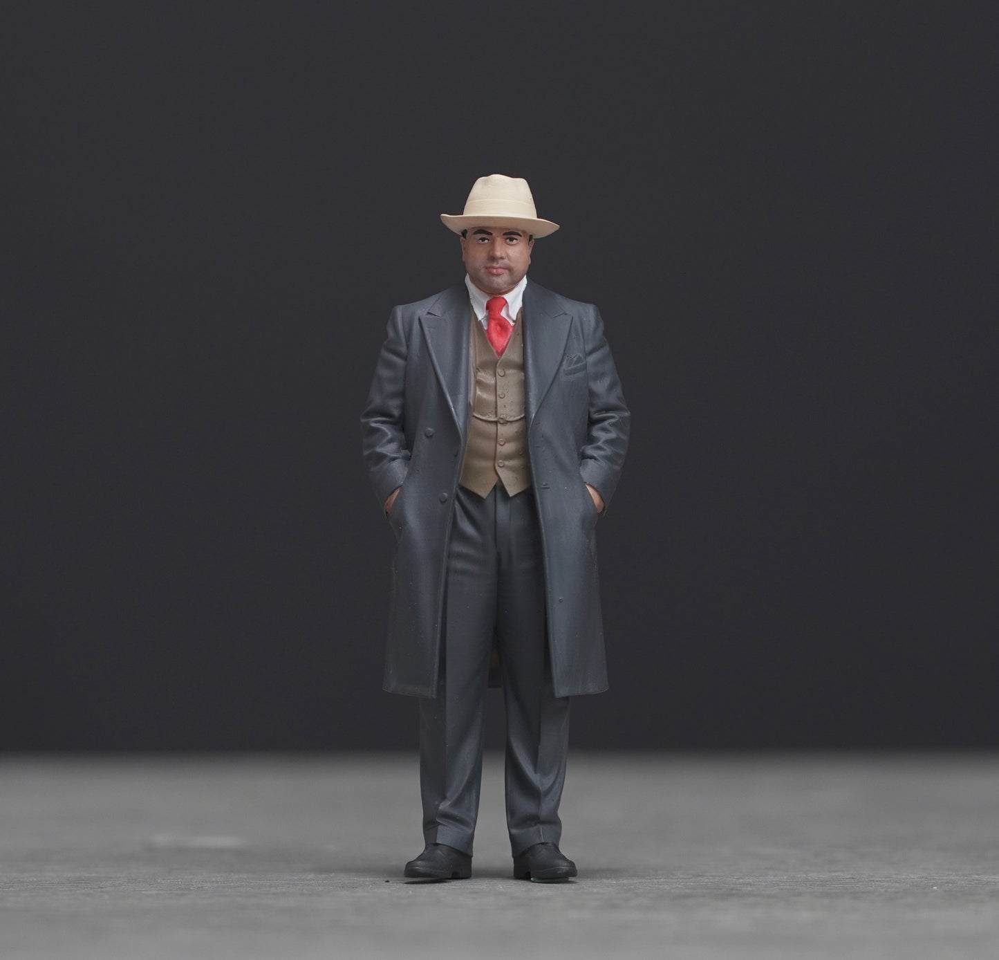 Capone mafia figure  HO 1/64 1/43 1/24 1/18 Scale handpaint high detail