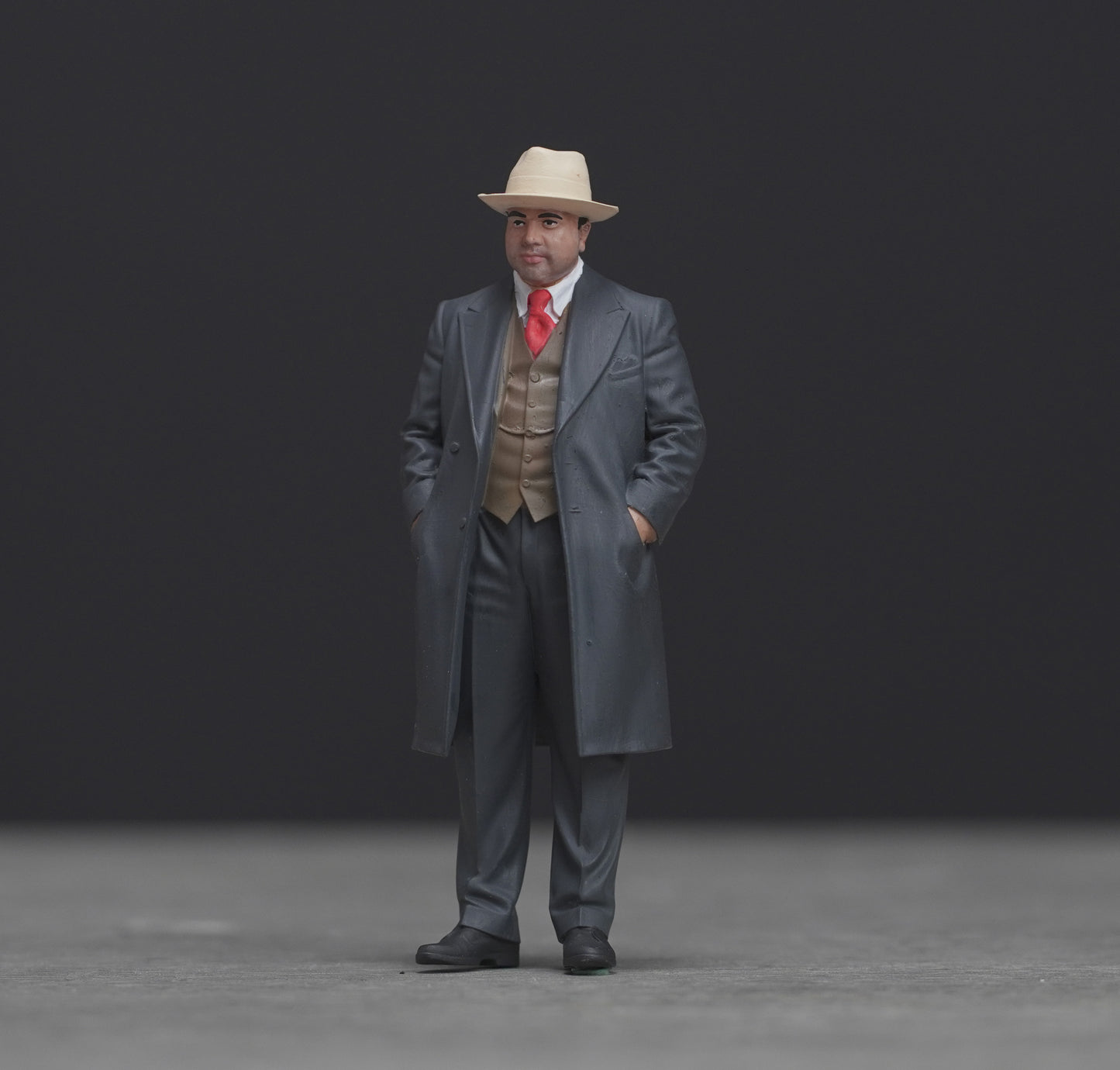 Capone mafia figure  HO 1/64 1/43 1/24 1/18 Scale handpaint high detail