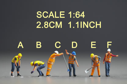 Railway worker clinging to train figure HO 1/64 1/18 1/43 Scale handpaint high detail