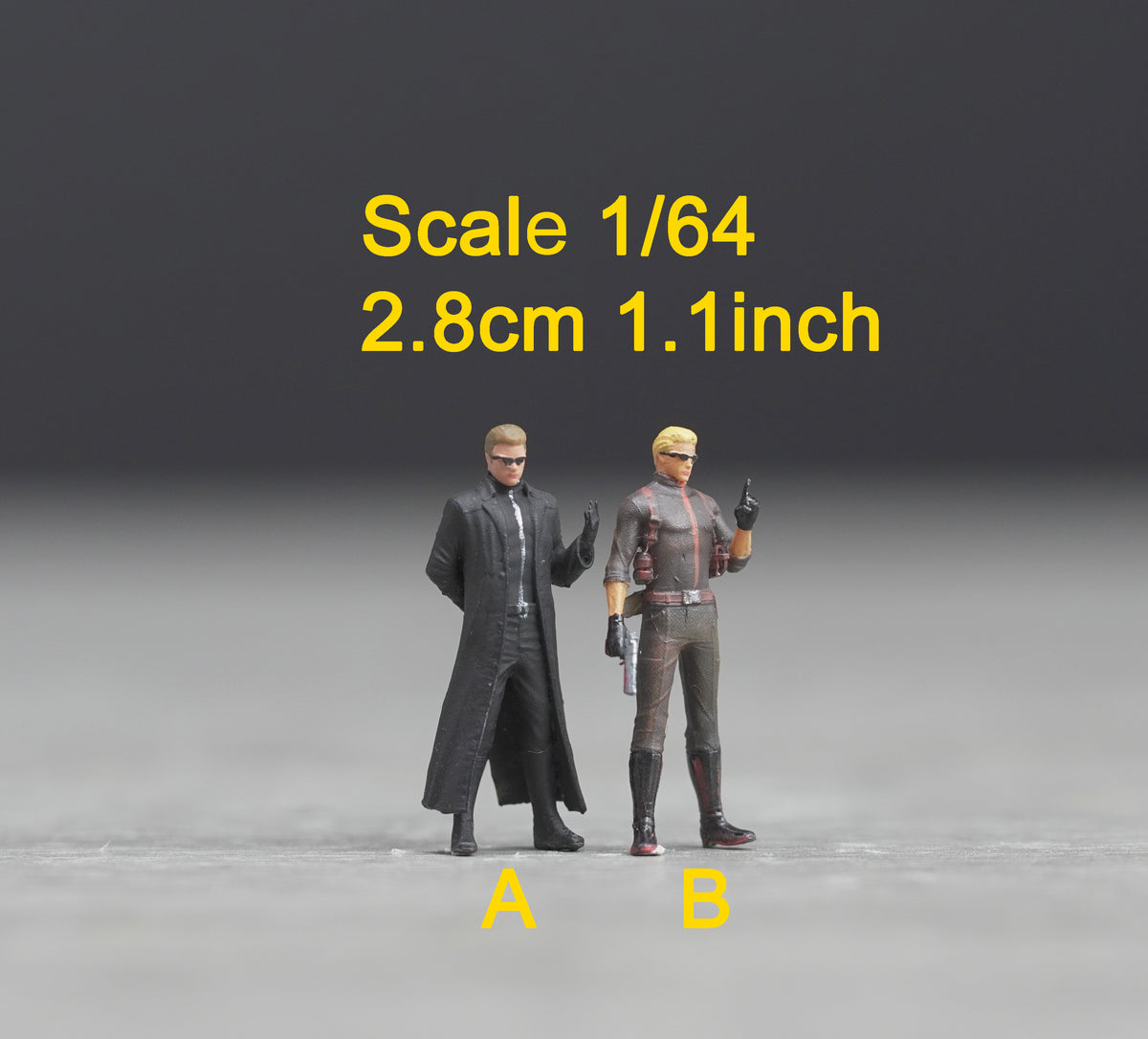 Evil figure HO 1/64 1/43 1/24 1/18 Scale handpaint high detail GE5,56