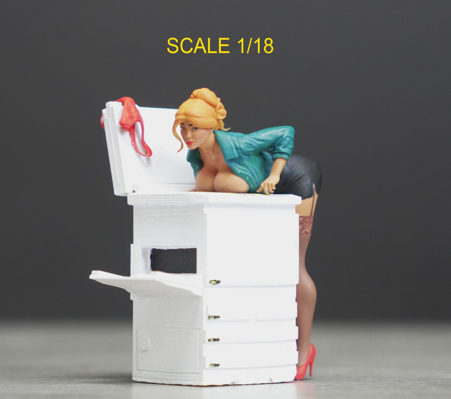 Sexy Asisstant figure HO 1/64 1/43 1/24 1/18 Scale handpaint high detail O57
