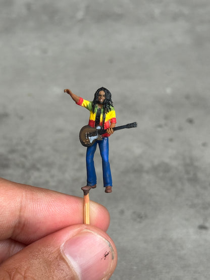 Bob singer rocker figure HO 1/64 1/43 1/24 1/18 Scale handpaint high detail M37
