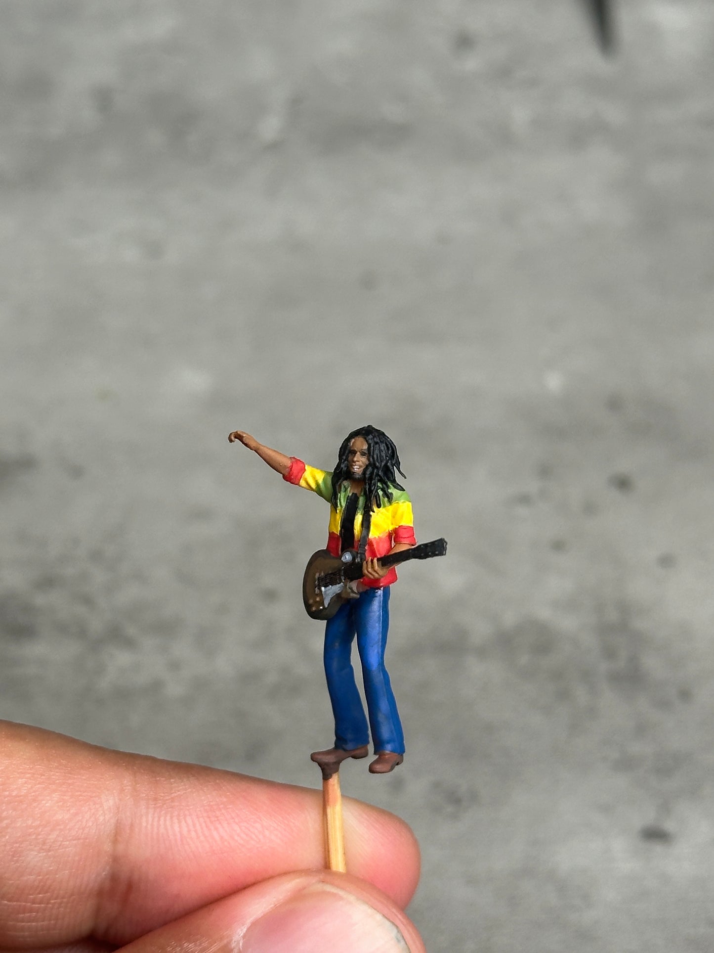Bob singer rocker figure HO 1/64 1/43 1/24 1/18 Scale handpaint high detail M37