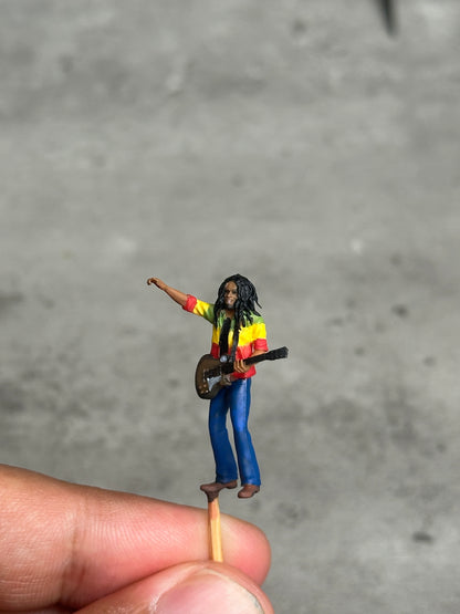 Bob singer rocker figure HO 1/64 1/43 1/24 1/18 Scale handpaint high detail M37