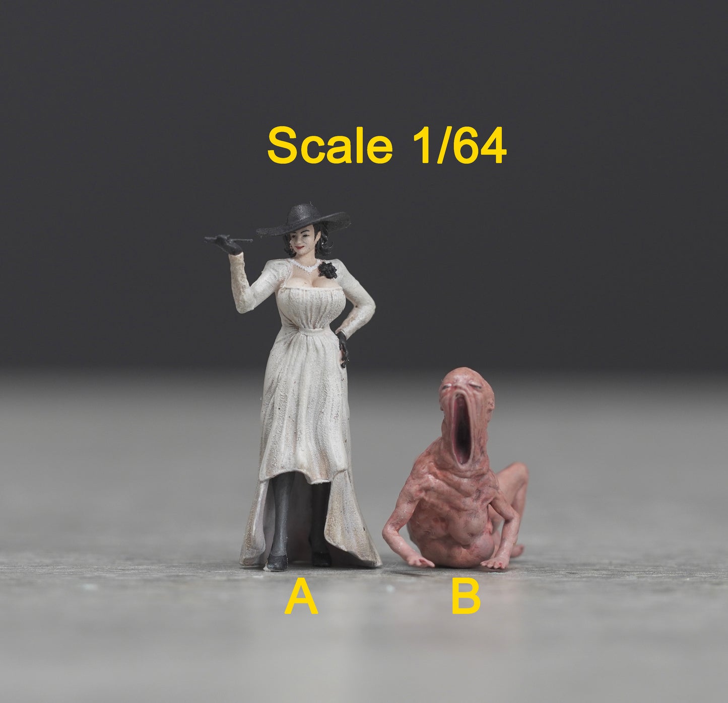 Evil figure HO 1/64 1/43 1/24 1/18 Scale handpaint high detail GE52,53