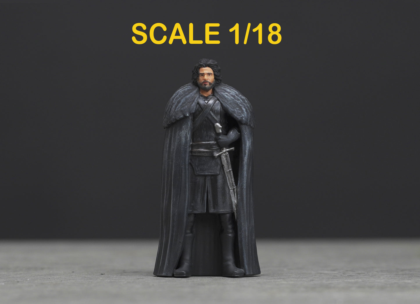 John snow figure  HO 1/64 1/43 1/24 1/18 Scale handpaint high detail