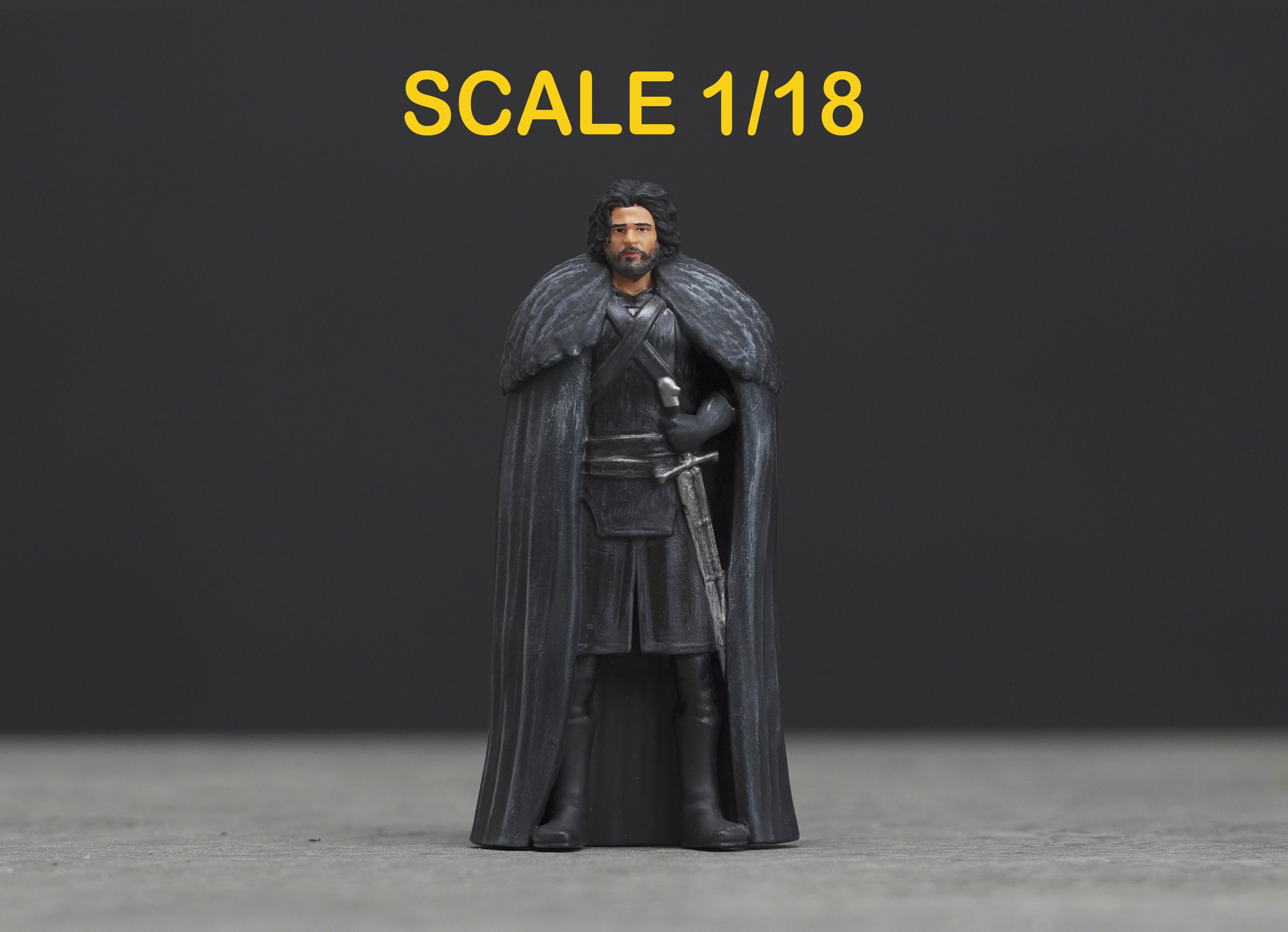 John snow figure  HO 1/64 1/43 1/24 1/18 Scale handpaint high detail