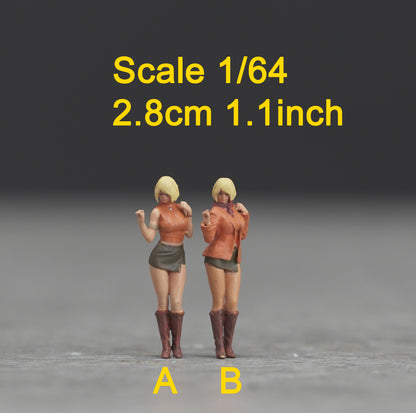Evil figure HO 1/64 1/43 1/24 1/18 Scale handpaint high detail GE46,47