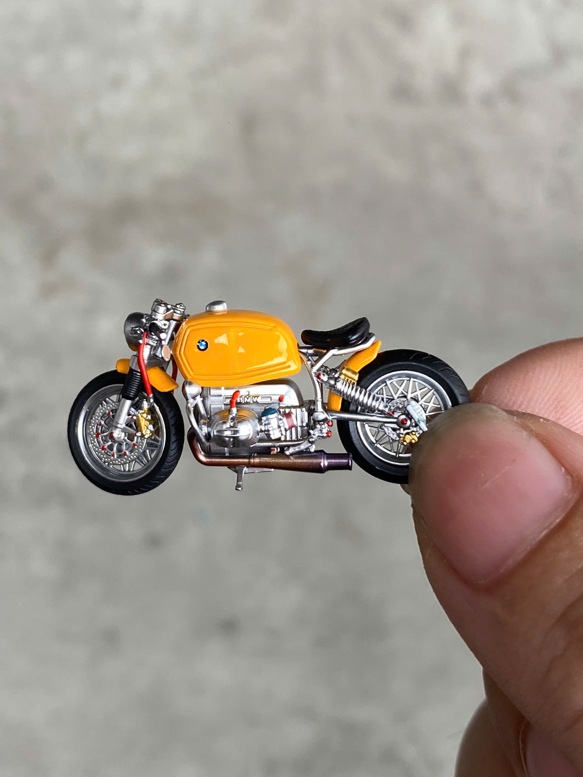 Motorcycle bike 1/64 scale handpaint high detail
