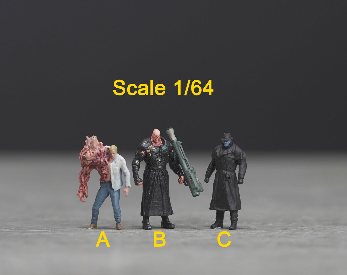 Evil man figure HO 1/64 1/43 1/24 1/18 Scale handpaint high detail GE57,58,59