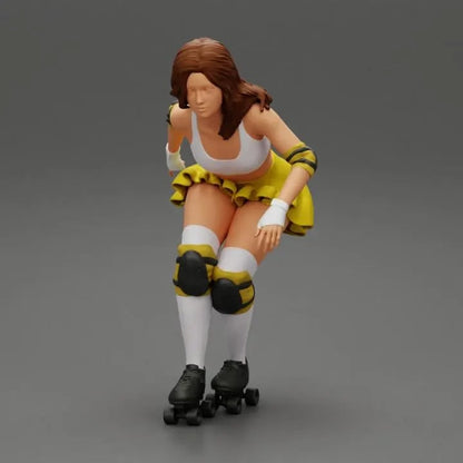 Skate figure HO 1/64 1/18 1/43 Scale handpaint high detail