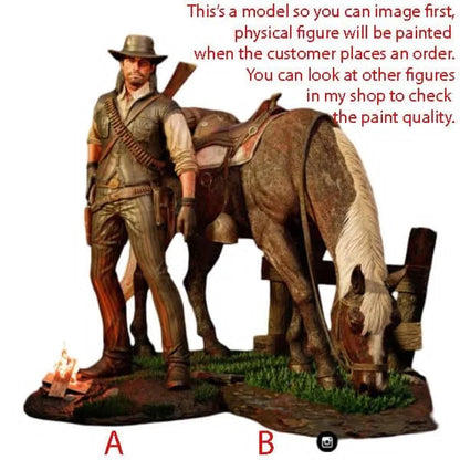 John cowboy figure handpaint high detail 1:18 to HO scale