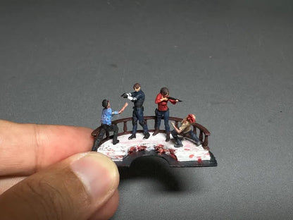 Evil diorama figurine handpaint high detail 1:18 to HO scale