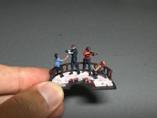 Evil diorama figurine handpaint high detail 1:18 to HO scale