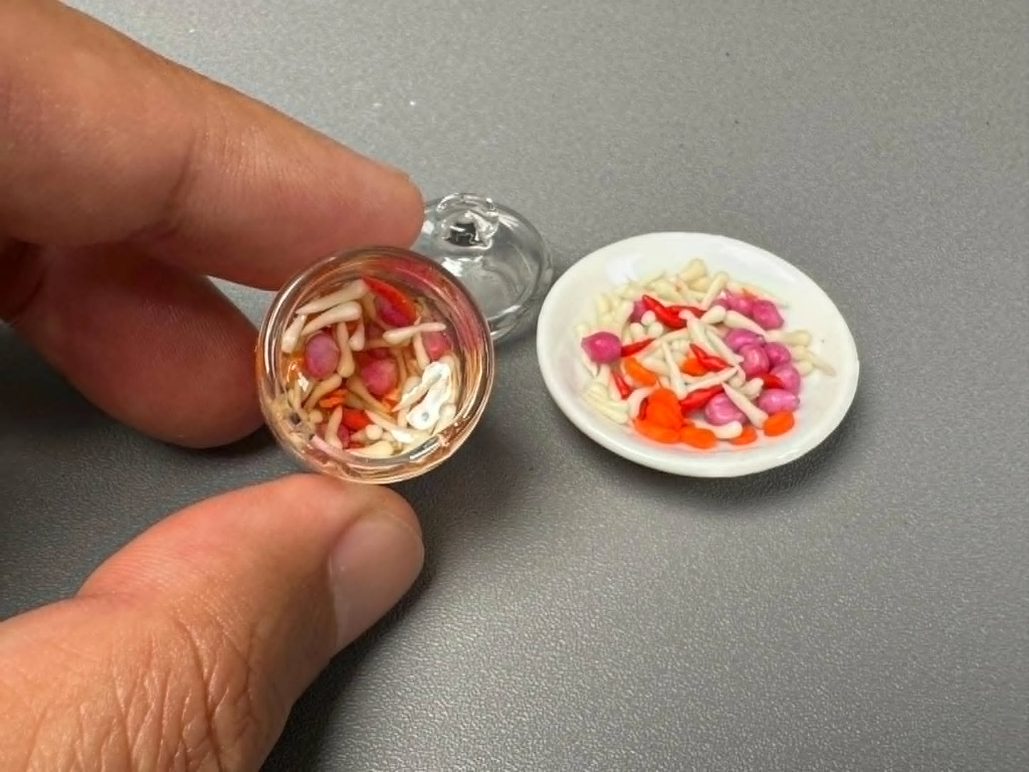 1/12 Vietnamese Pickled for tet holiday Clay Miniature Food