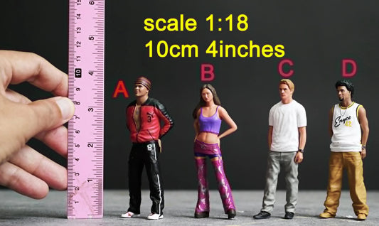 2Fast 2Furious figure miniature 1:18 to HO scale handpaint high detail